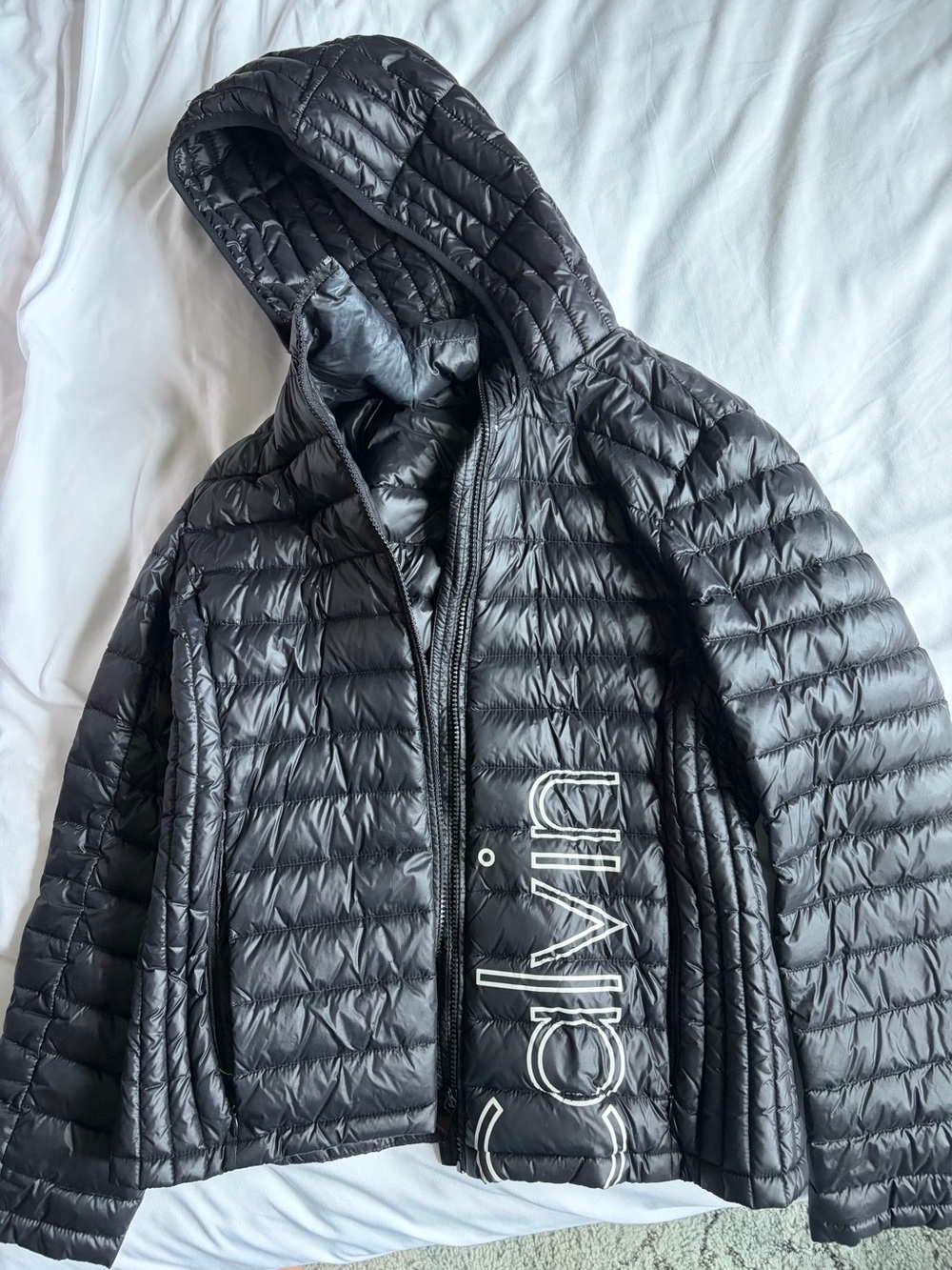 Calvin Klein Black Lightweight Premium Down Snow Jacket